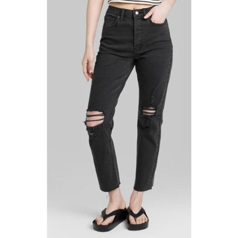 Wild Fable Black Straight Leg Jeans